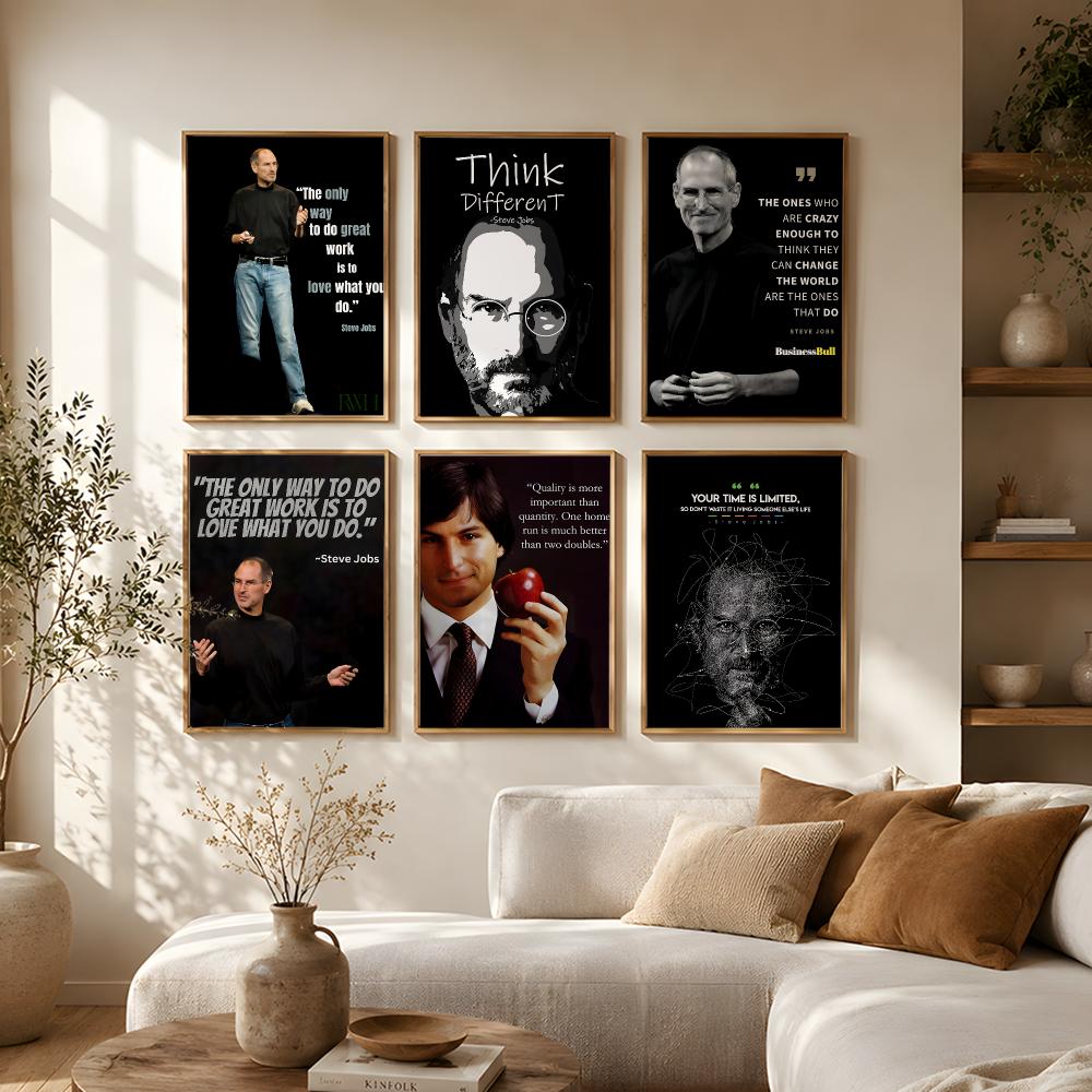 Home Decor Jobs - Póster con citas de Steve Jobs,