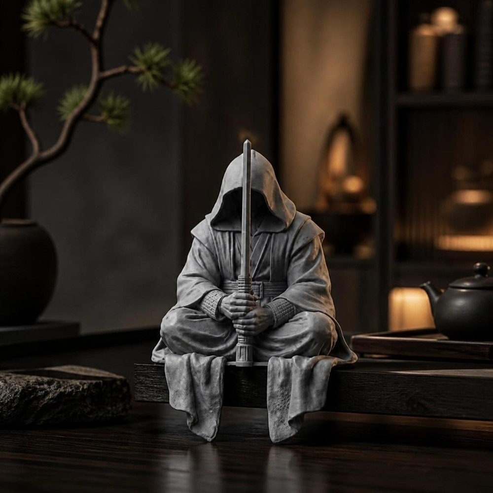 Home Decor Zen Style - Figuras Decorativas de Ninja en Pose