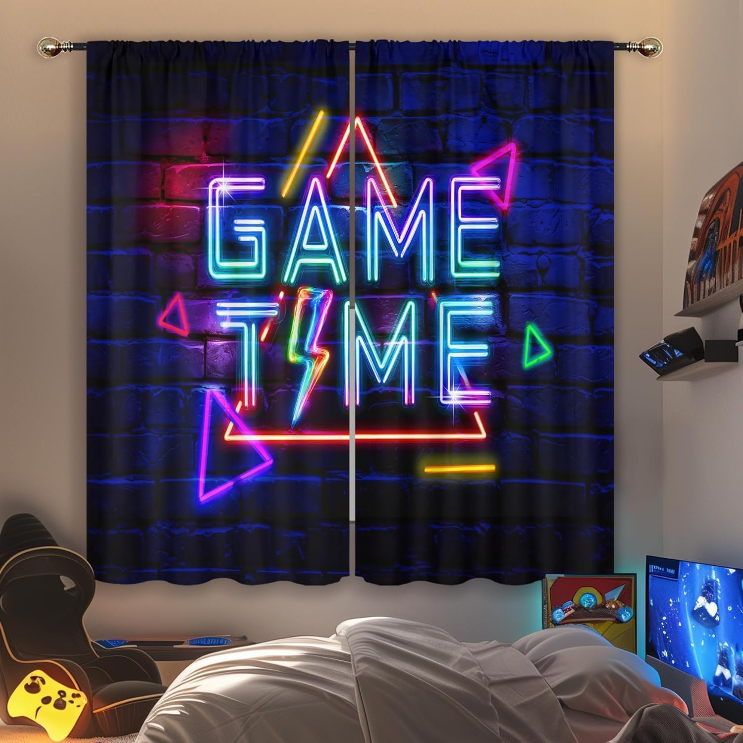 Home Decor Youtube Videos - Cortinas de neón para juegos infantiles