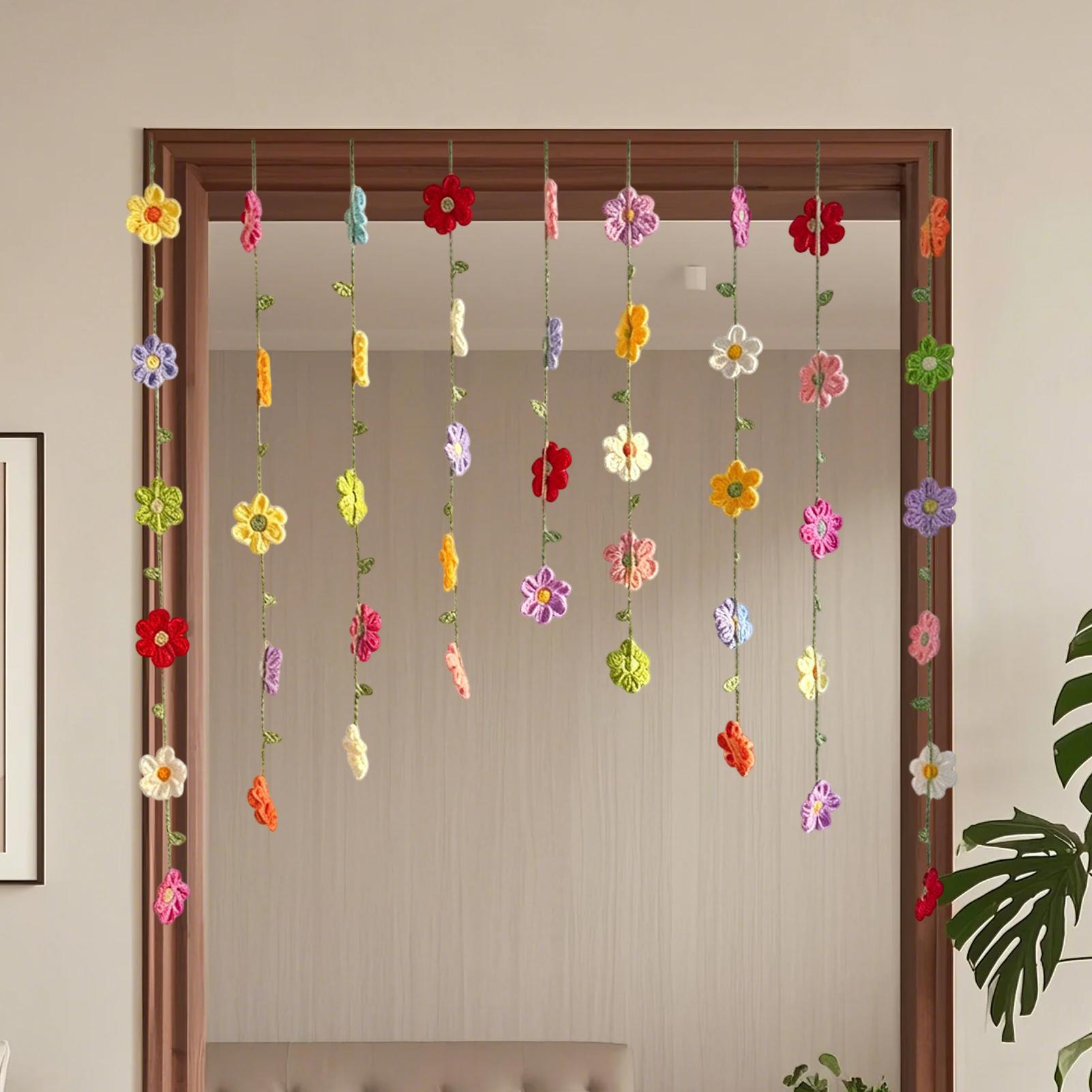 Home Decor Garland - Guirnalda de Crochet para Decoración de