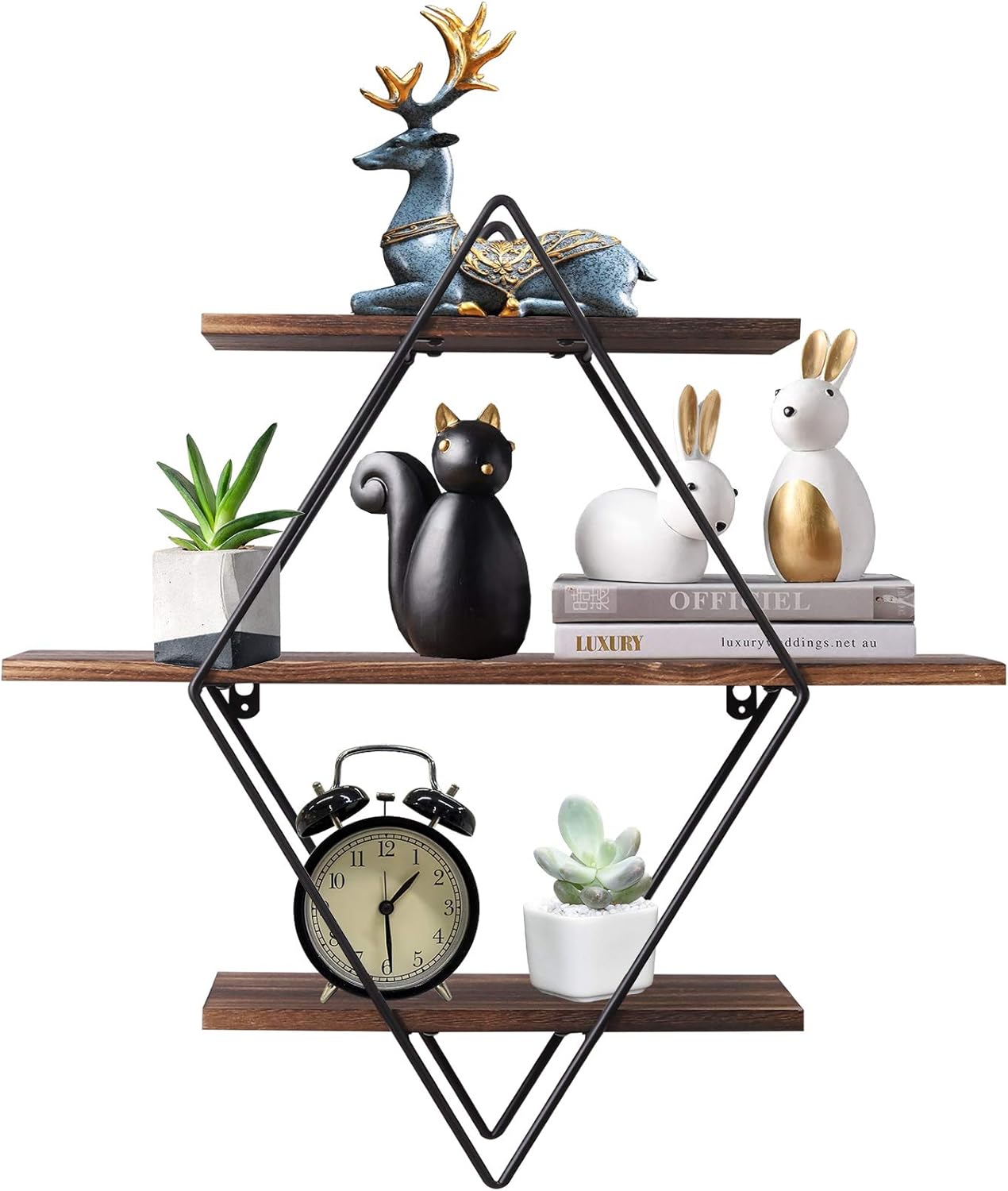 Home Decor Ikea - Estantes flotantes rústicos montados en la