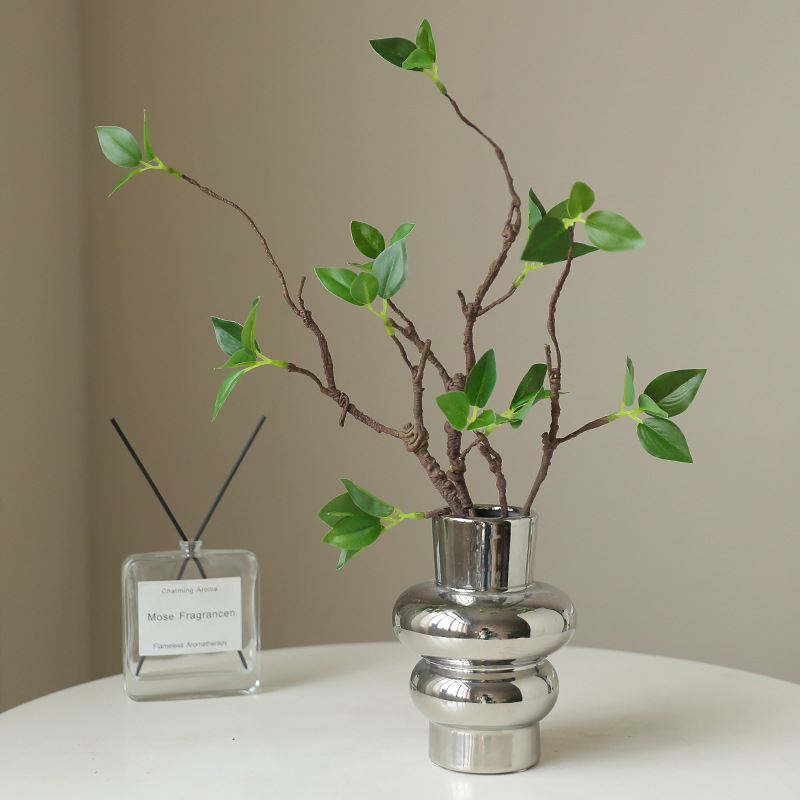 Home Decor Zen Style - Rama Artificial de 17,3 pulgadas con