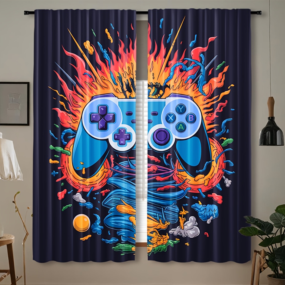 Home Decor Youtube Videos - Cortina Decorativa Gamer con Diseño de