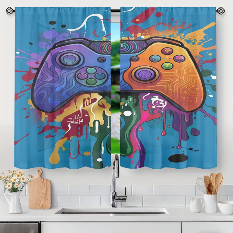 Home Decor Youtube Videos - Cortina Retro de Videojuegos, Decoración para