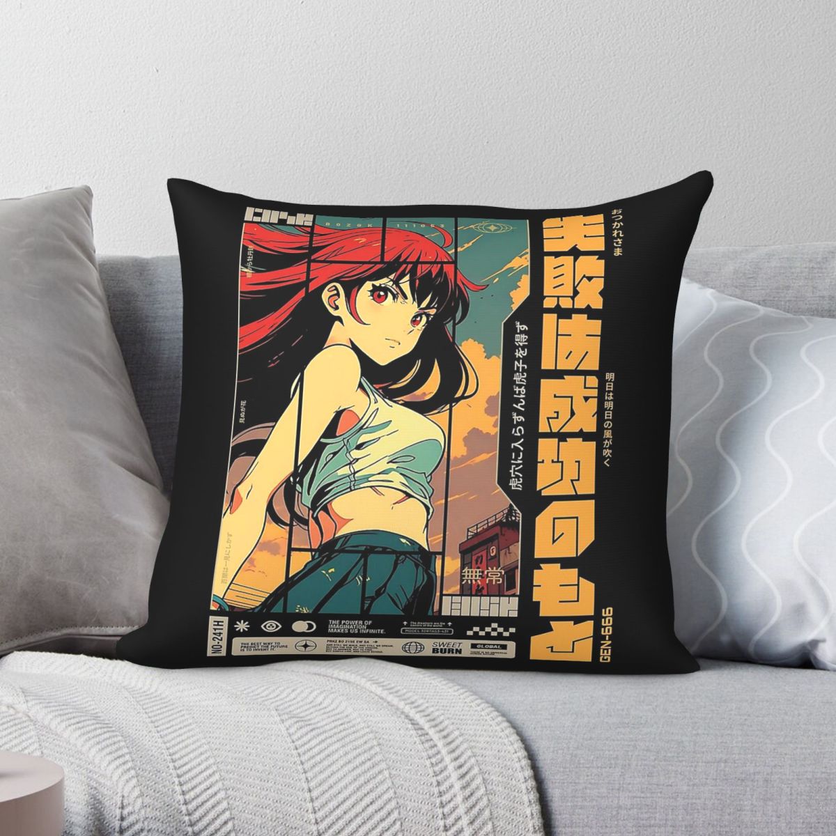 Home Decor Tokyo - Funda de almohada decorativa con diseño