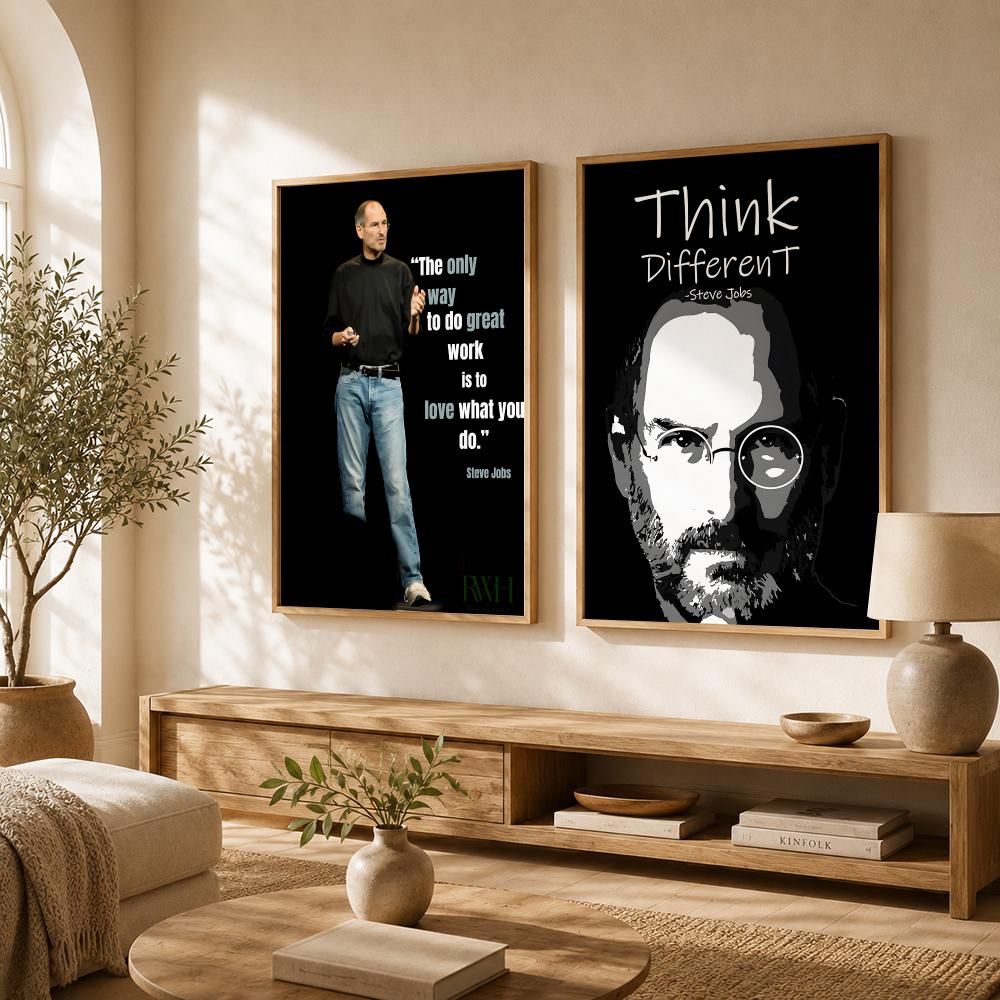Póster con citas de Steve Jobs - Home Decor Jobs reseña y precio