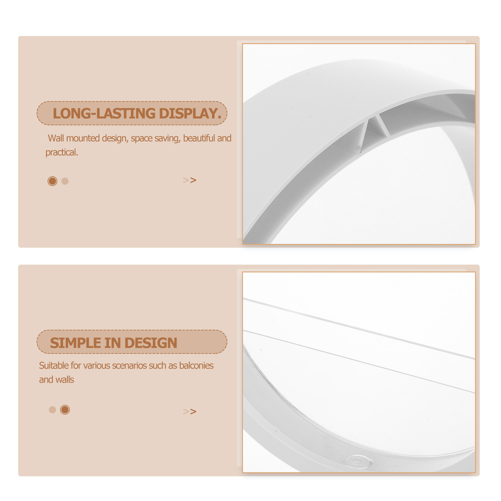 Jarrón de Pared Redondo Transp - Succulent Planter Pot reseña y precio
