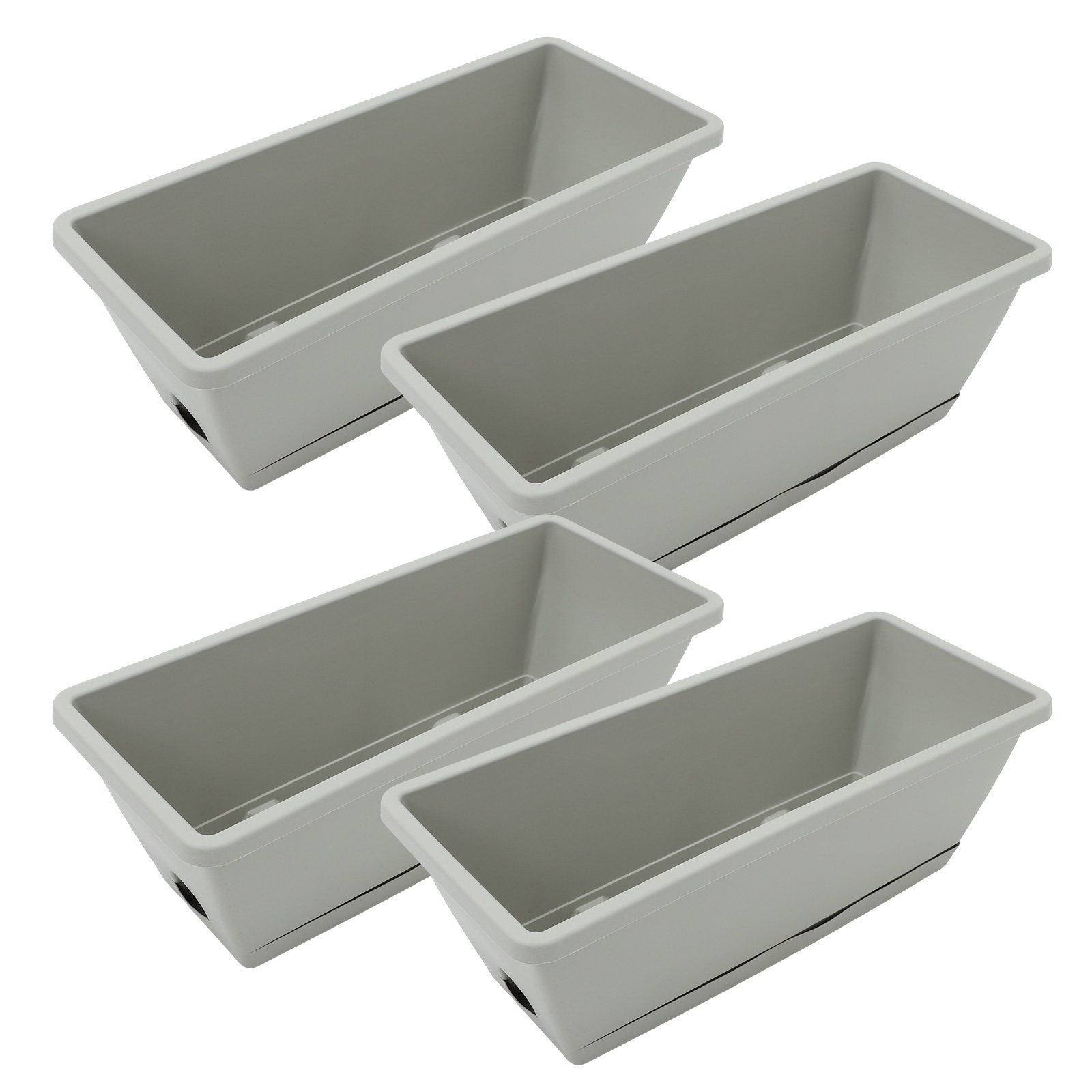 Juego de 4 Macetas Rectangular - Succulent Planter Pot reseña y precio