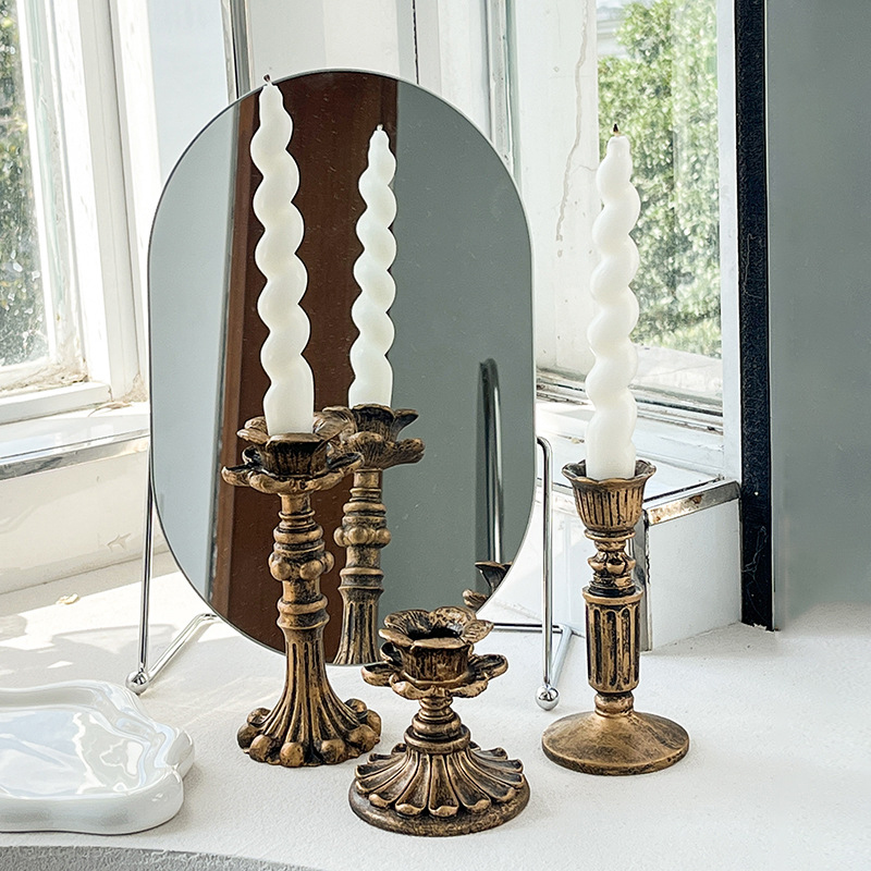 Candelabro de bronce vintage c - Home Decor Vintage reseña y precio