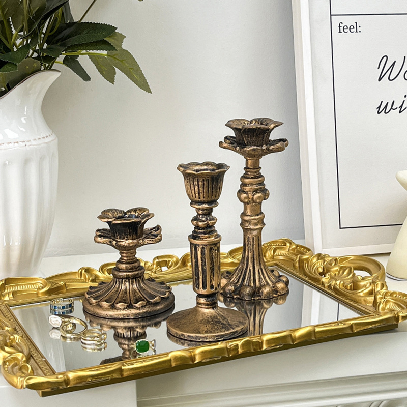 Candelabro de bronce vintage c - Home Decor Vintage reseña y precio