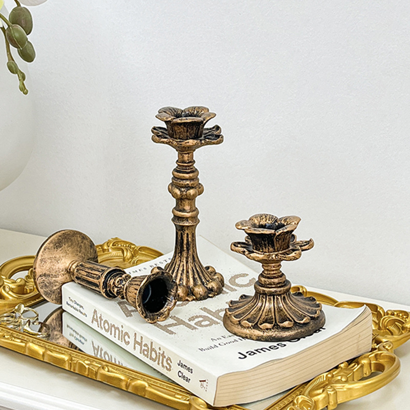 Candelabro de bronce vintage c - Home Decor Vintage reseña y precio