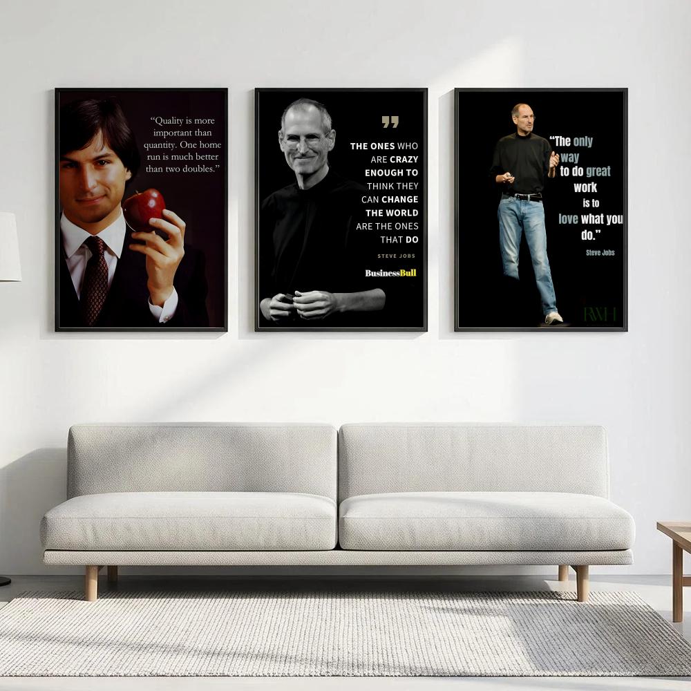 Póster con diseño S-Steve J-Jo - Home Decor Jobs reseña y precio
