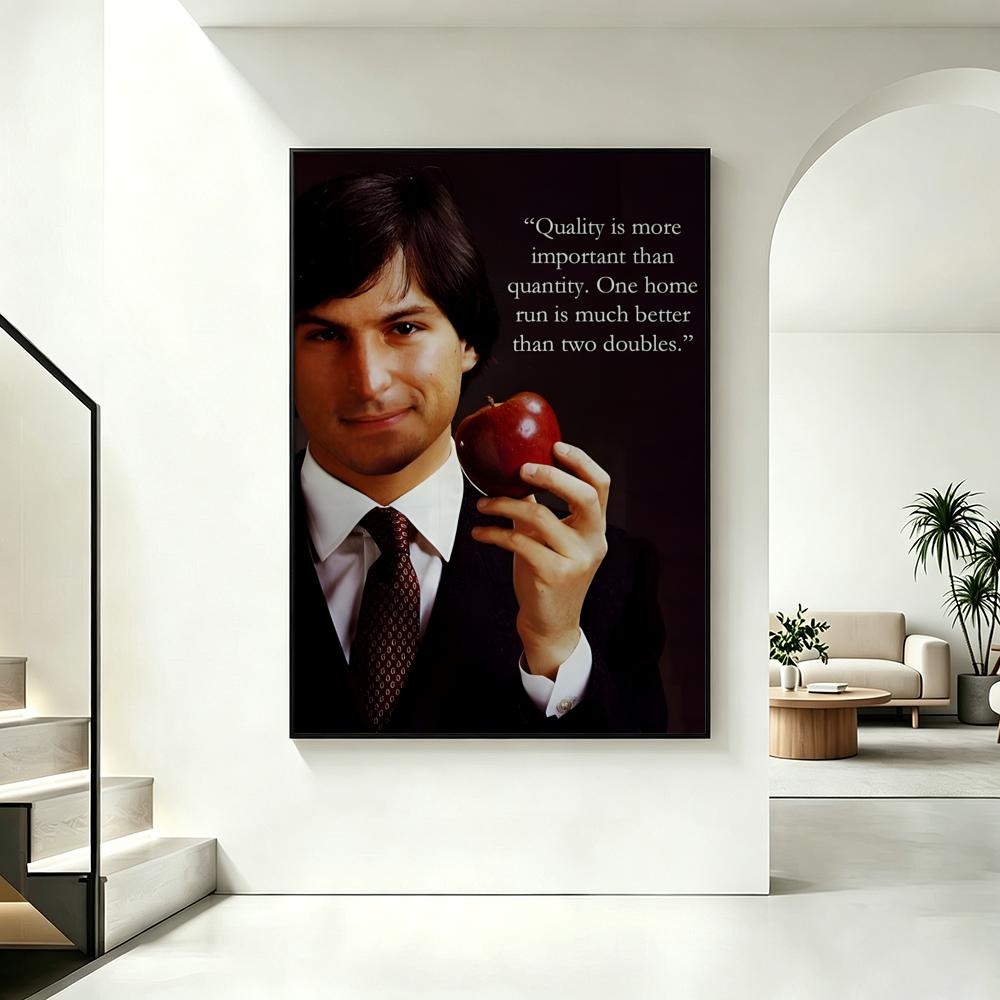 Póster con diseño S-Steve J-Jo - Home Decor Jobs reseña y precio