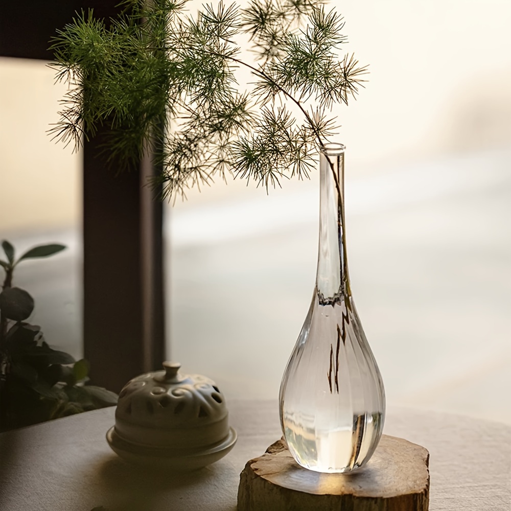 Elegante Florero de Vidrio Tra - Home Decor Zen Style reseña y precio