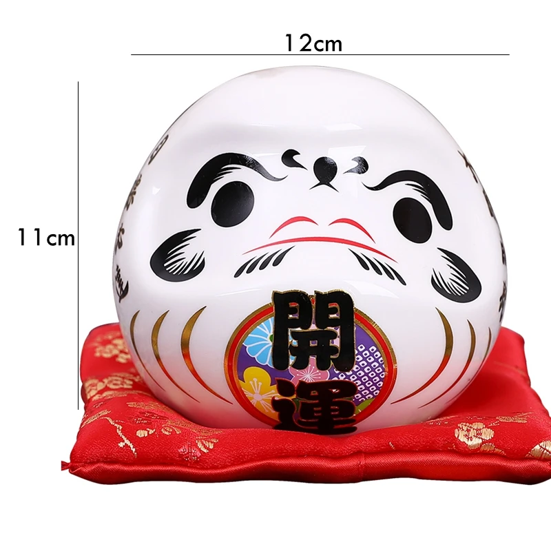 Figura Daruma de cerámica japo - Home Decor Zen Style reseña y precio
