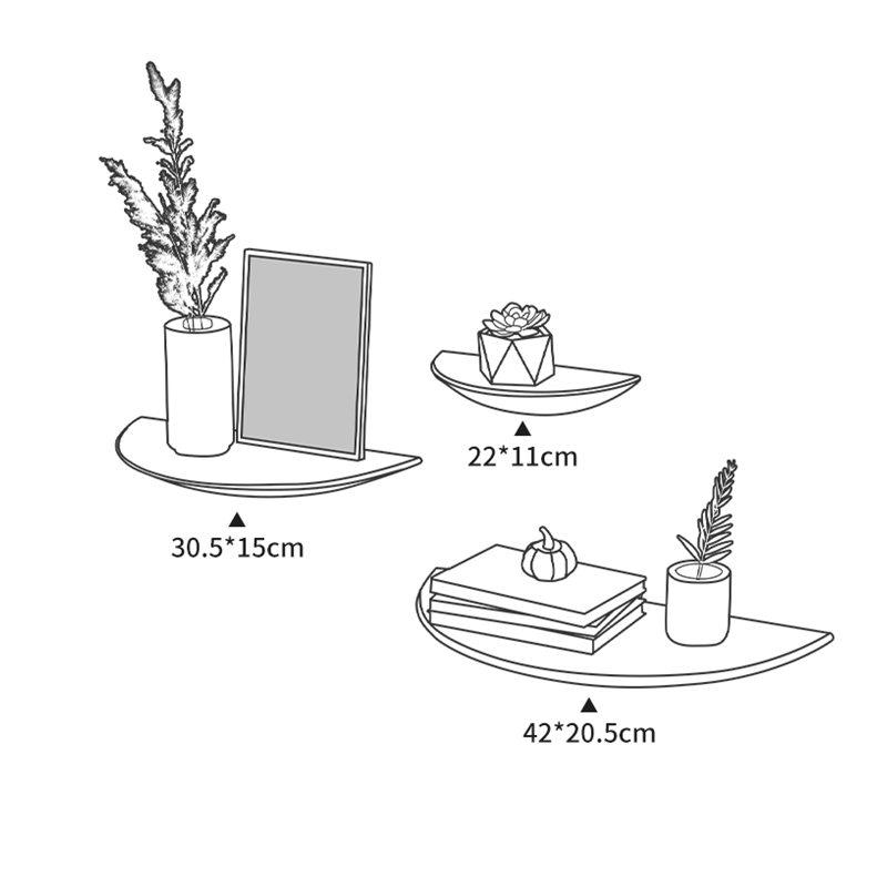 Estante de pared semicircular  - Home Decor Ikea reseña y precio