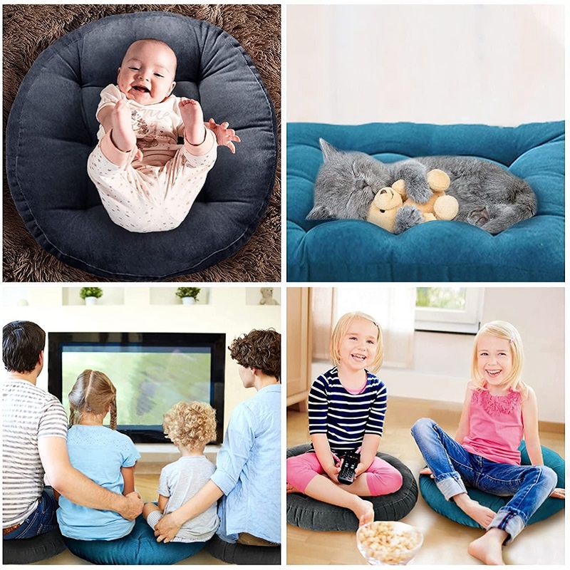 Cojín Redondo Grande y Grueso, - Home Decor Zen Style reseña y precio