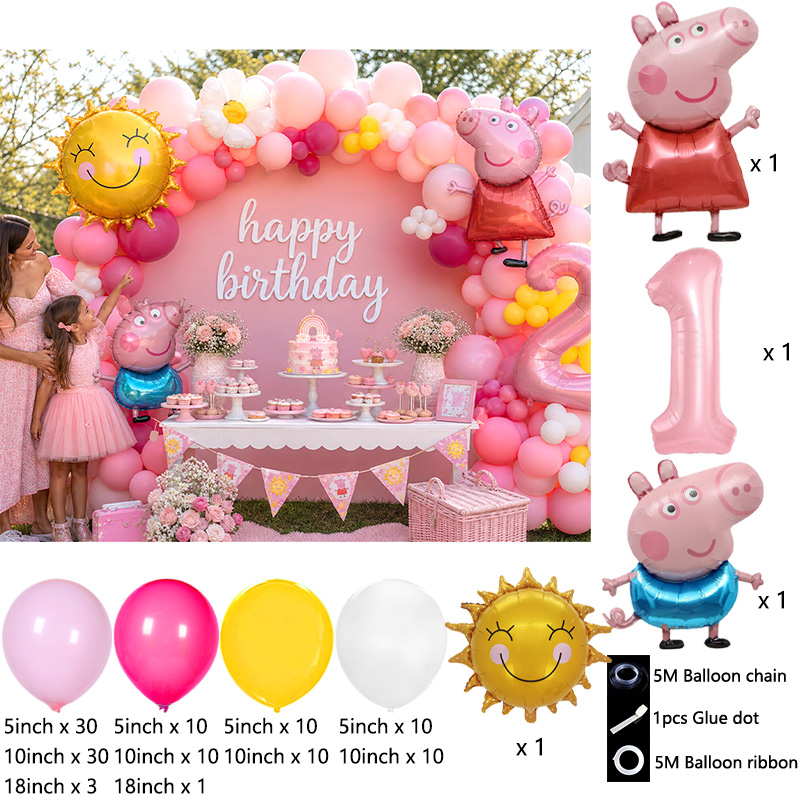 Guirnalda de Globos con Person - Home Decor Garland reseña y precio