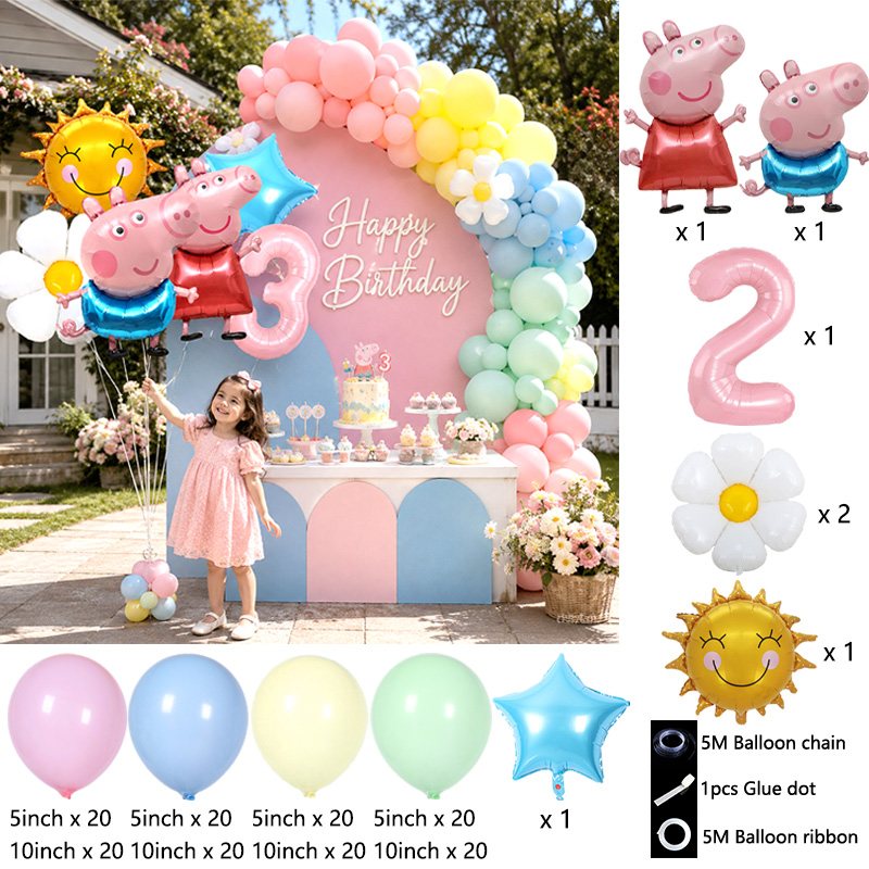 Guirnalda de Globos con Person - Home Decor Garland reseña y precio