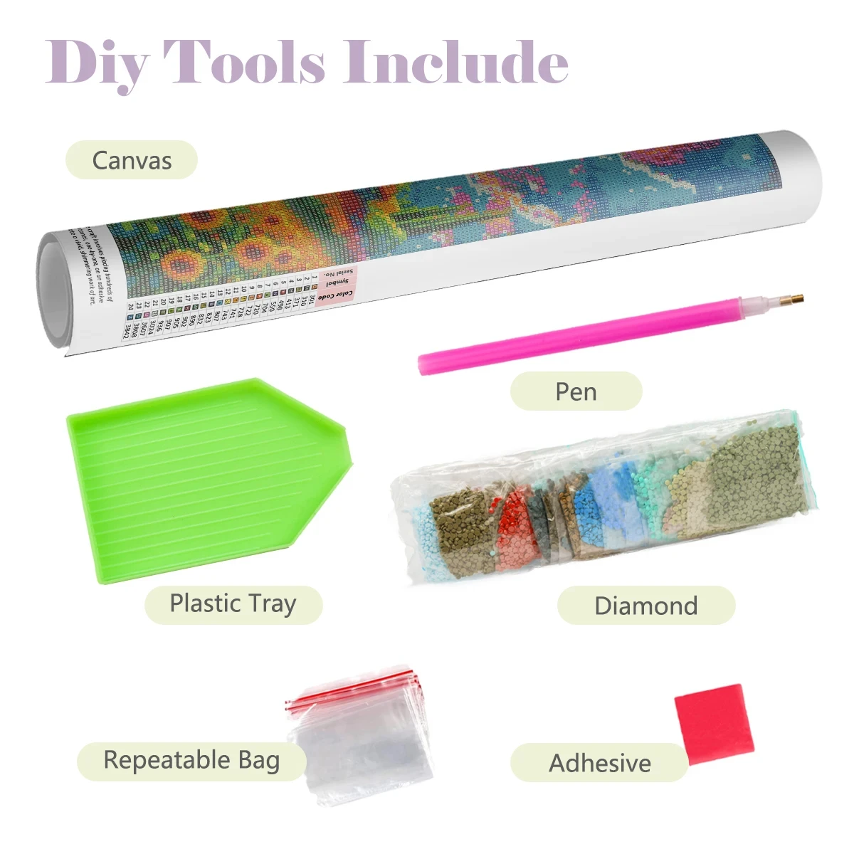 Pintura de Diamantes 5D DIY, M - Home Decor Tokyo reseña y precio