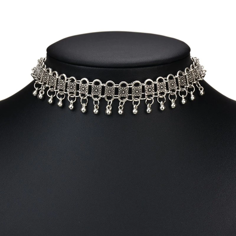 Collar de clavícula de acero i - Boho Wind Chimes reseña y precio