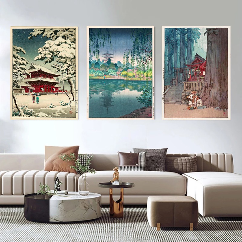 Póster tradicional japonés Ret - Home Decor Tokyo reseña y precio
