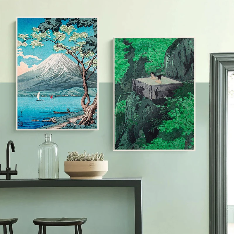 Póster tradicional japonés Ret - Home Decor Tokyo reseña y precio