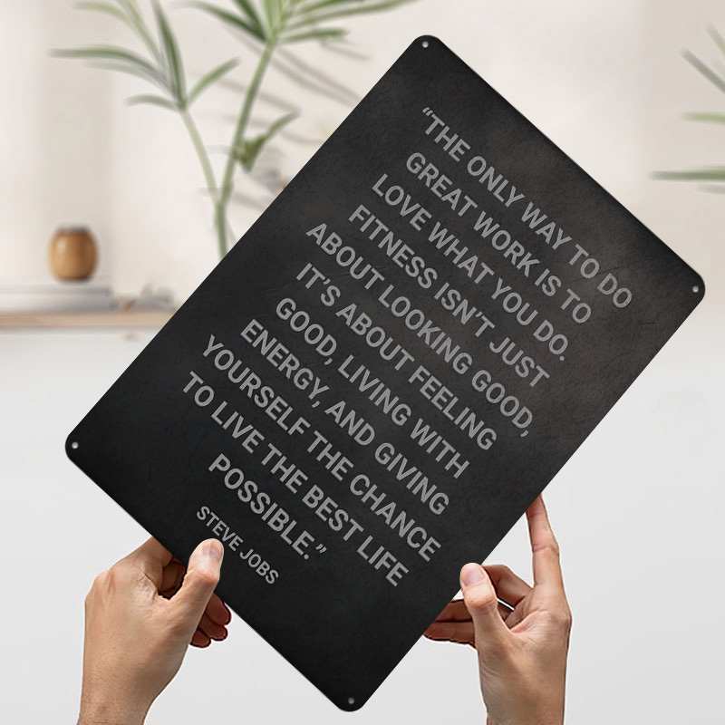 Póster Metálico con Citas de S - Home Decor Jobs reseña y precio