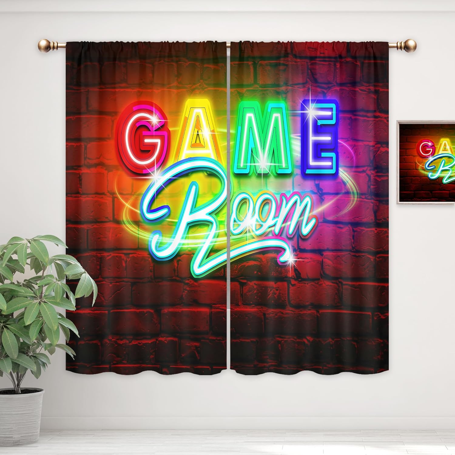 Cortinas de neón para juegos,  - Home Decor Youtube Videos reseña y precio