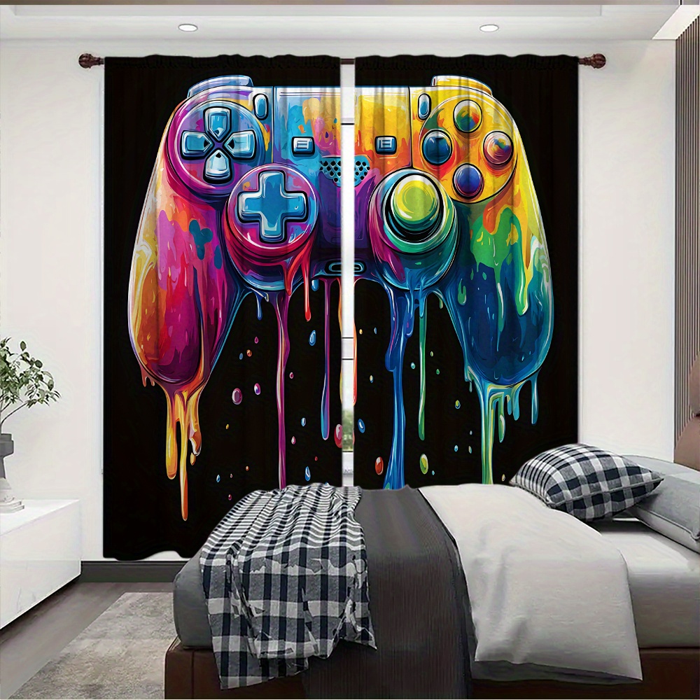 Cortina con diseño de controla - Home Decor Youtube Videos reseña y precio
