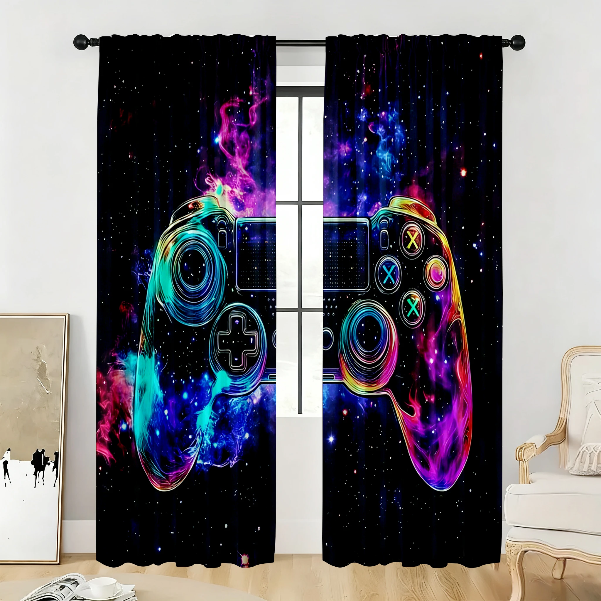 Par de Cortinas con Diseño de  - Home Decor Youtube Videos reseña y precio