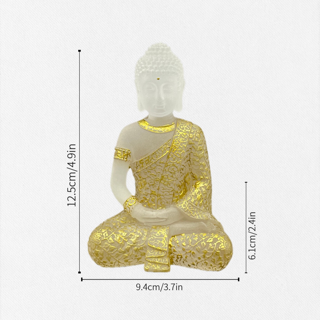 Nueva Estatua de Buda de Vidri - Home Decor Zen Style reseña y precio