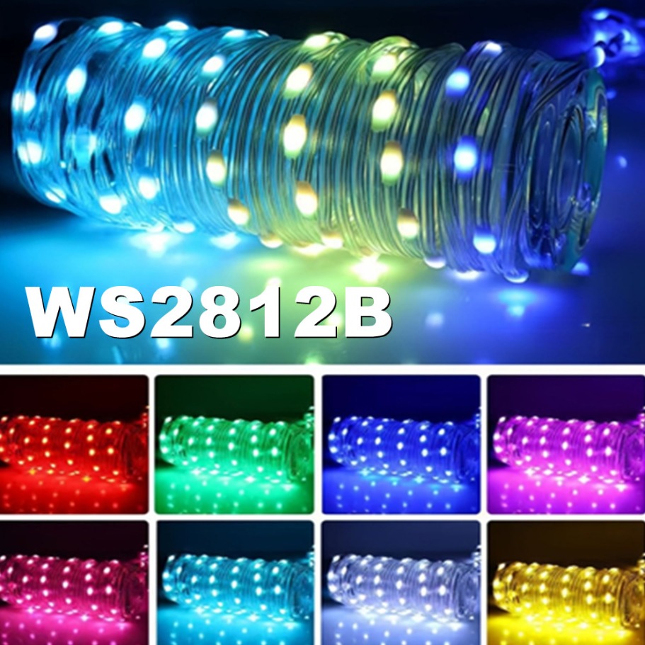 WS2812B Cadena de luz LED inte - Home Decor Garland reseña y precio