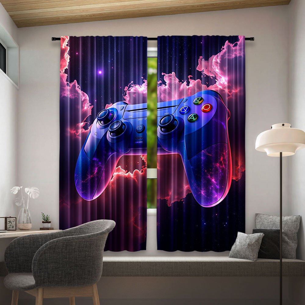 Cortina de Juego Cyberpunk Azu - Home Decor Youtube Videos reseña y precio