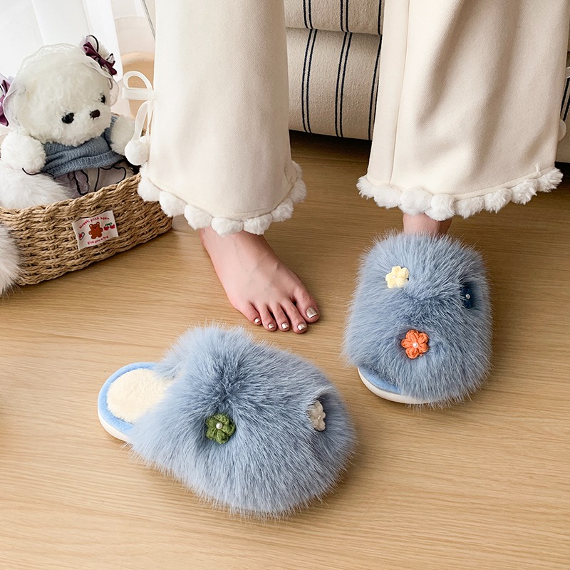 Pantuflas de Algodón para Muje - Home Decor Flowers reseña y precio