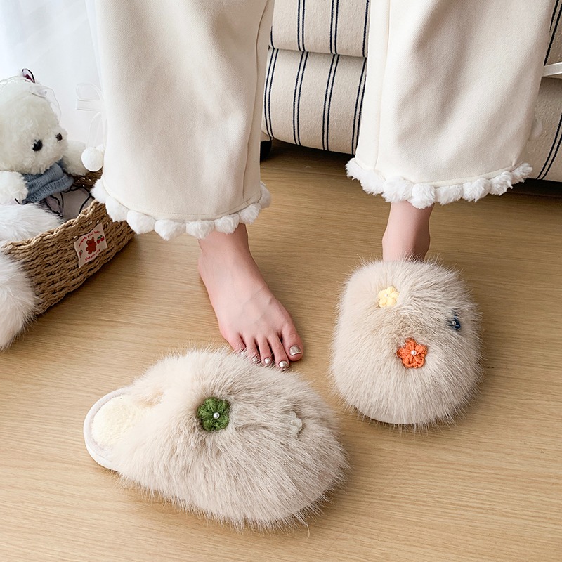 Pantuflas de Algodón para Muje - Home Decor Flowers reseña y precio
