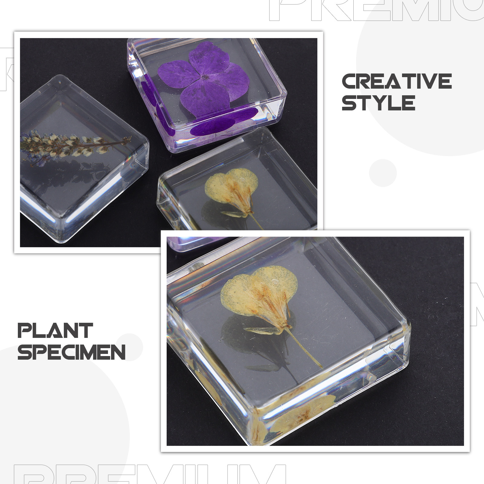 3 Piezas de Bloques de Resina  - Home Decor Flowers reseña y precio