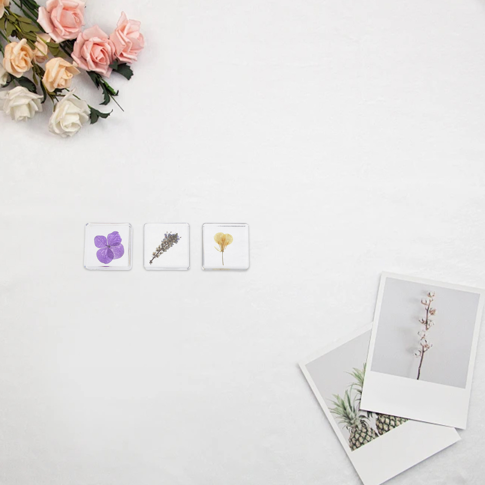 3 Piezas de Bloques de Resina  - Home Decor Flowers reseña y precio