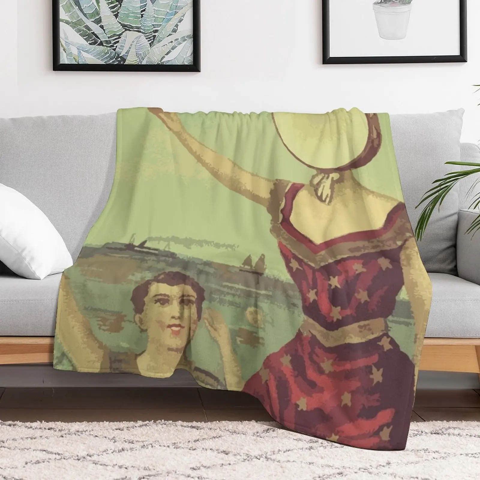 Neutral Milk Hotel In the Aero - Neutral Throw Blanket reseña y precio