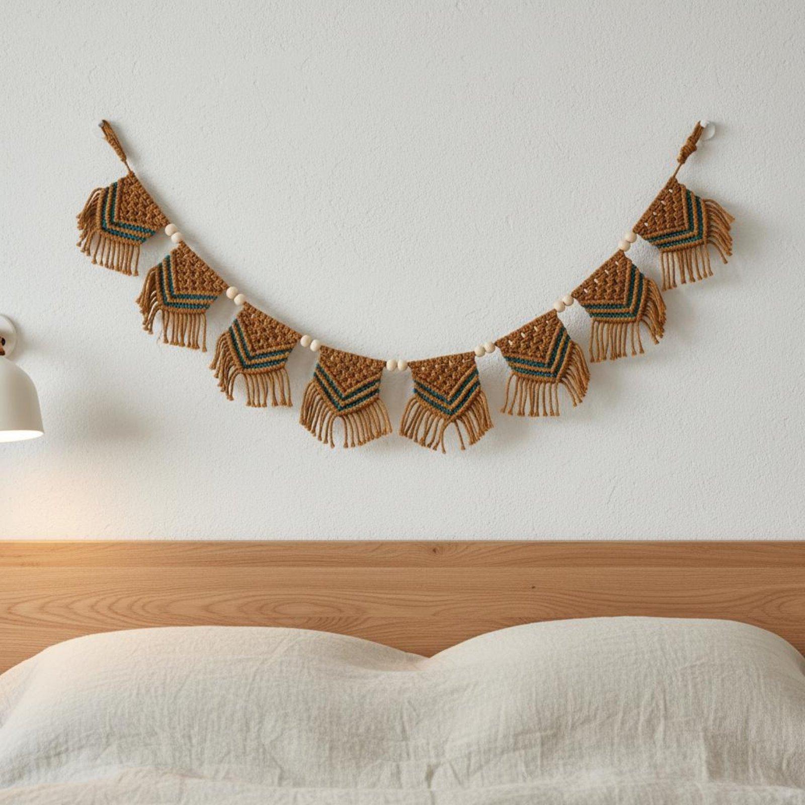 Tapiz de Algodón Bohemio con F - Home Decor Garland reseña y precio
