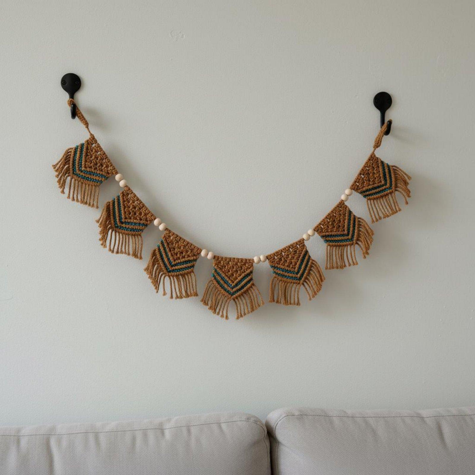 Tapiz de Algodón Bohemio con F - Home Decor Garland reseña y precio