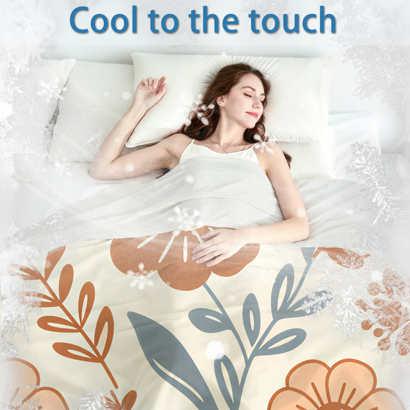 Manta refrescante floral vinta - Neutral Throw Blanket reseña y precio