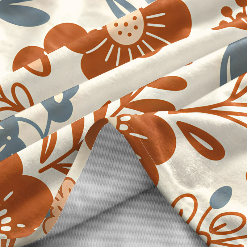 Manta refrescante floral vinta - Neutral Throw Blanket reseña y precio