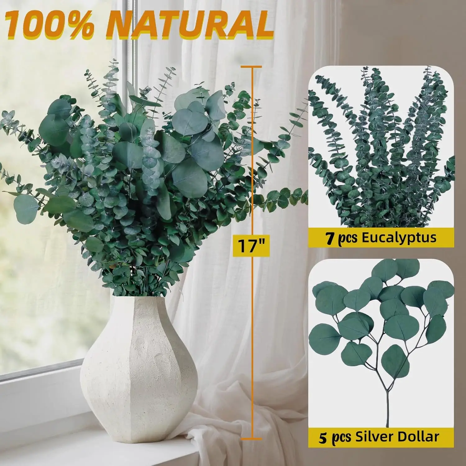 Paquete de 12 Hojas Grandes de - Home Decor Garland reseña y precio