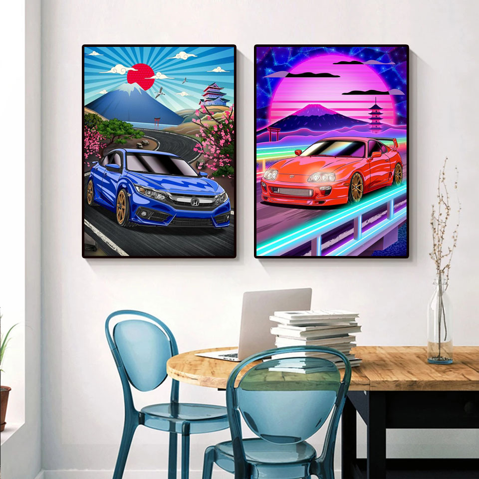 Pintura de diamante Tokyo Stre - Home Decor Tokyo reseña y precio