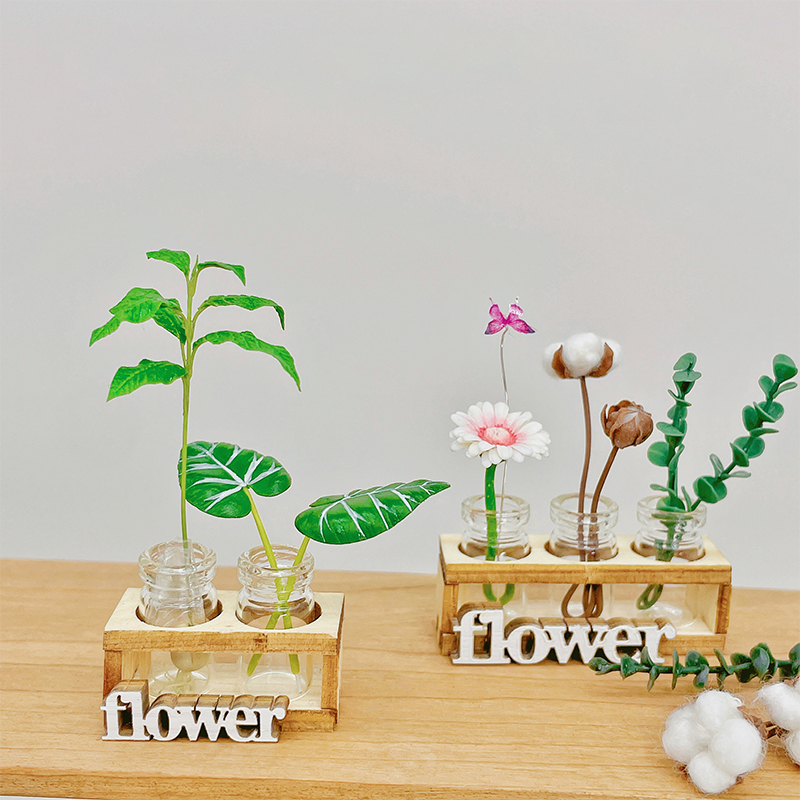 1 Juego de casa de muñecas en  - Home Decor Flowers reseña y precio