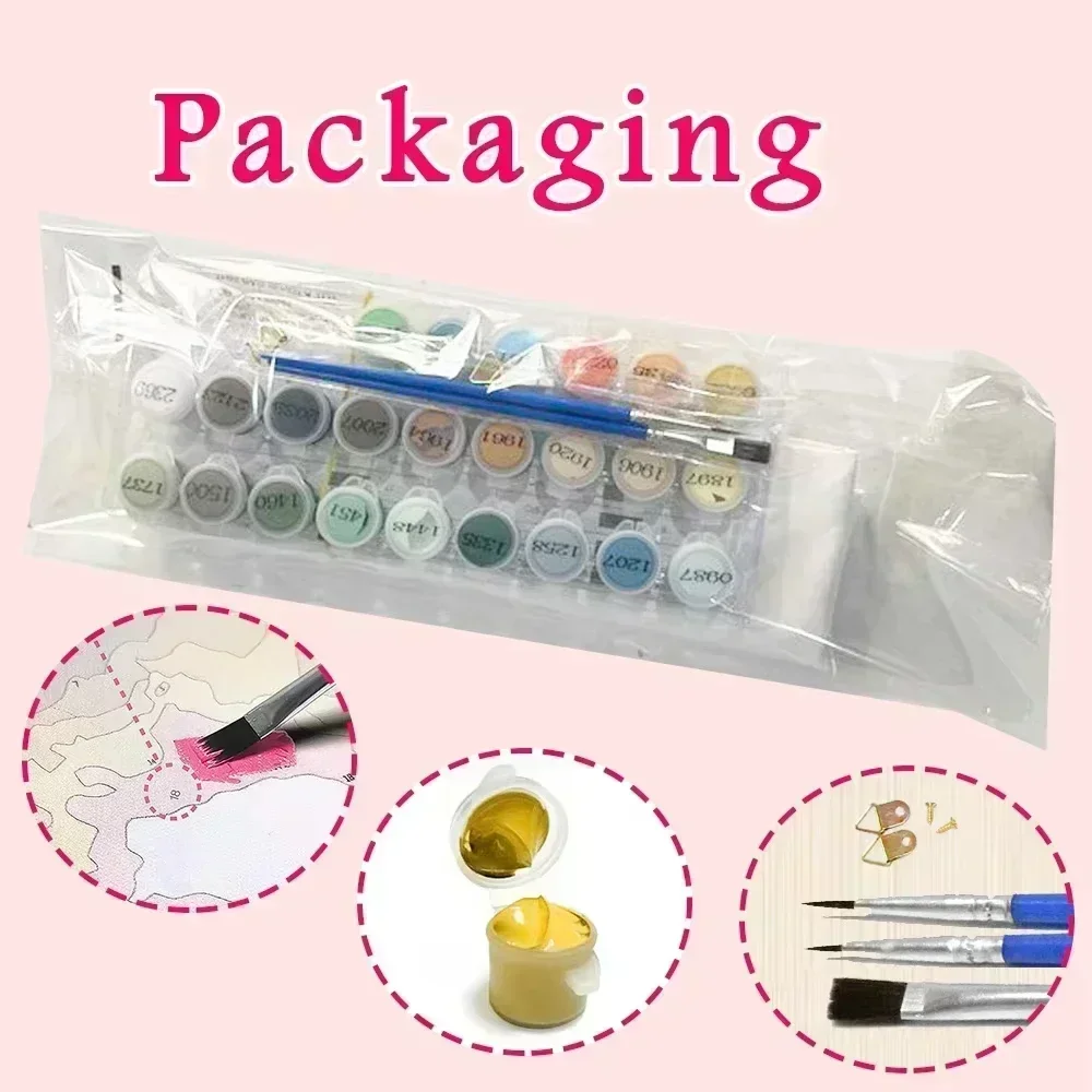 Pintura al óleo DIY por número - Home Decor Tokyo reseña y precio