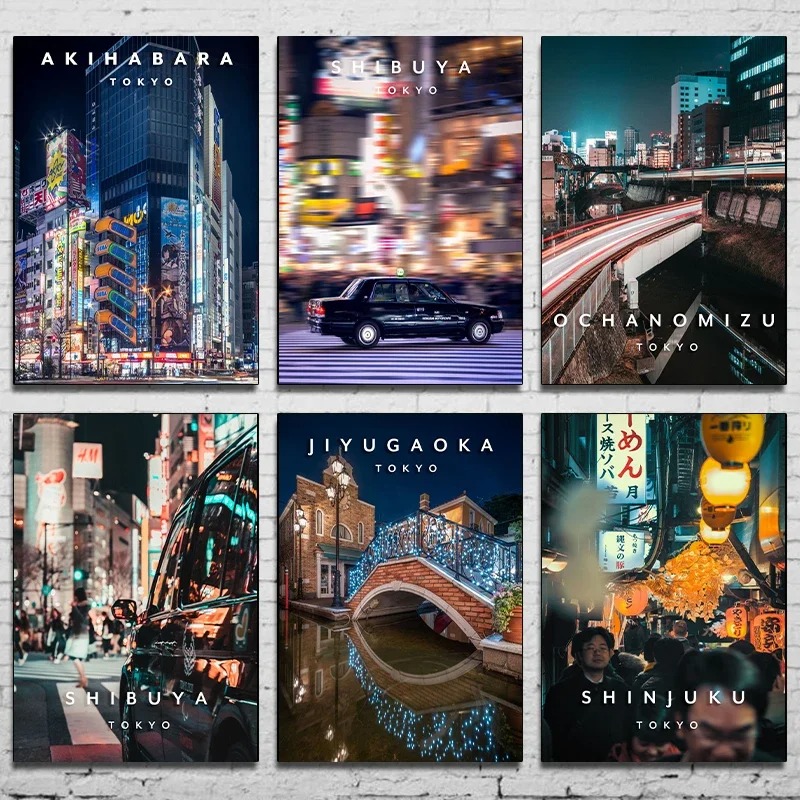 Póster de paisaje de Tokio, Ja - Home Decor Tokyo reseña y precio