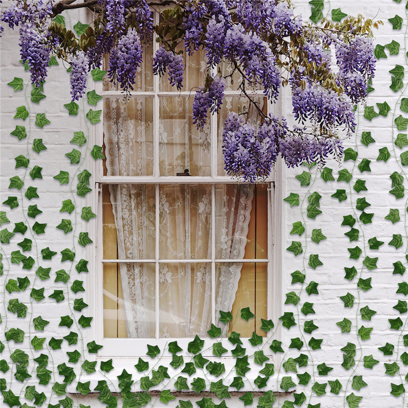 Guirnalda de hojas falsas de h - Home Decor Garland reseña y precio