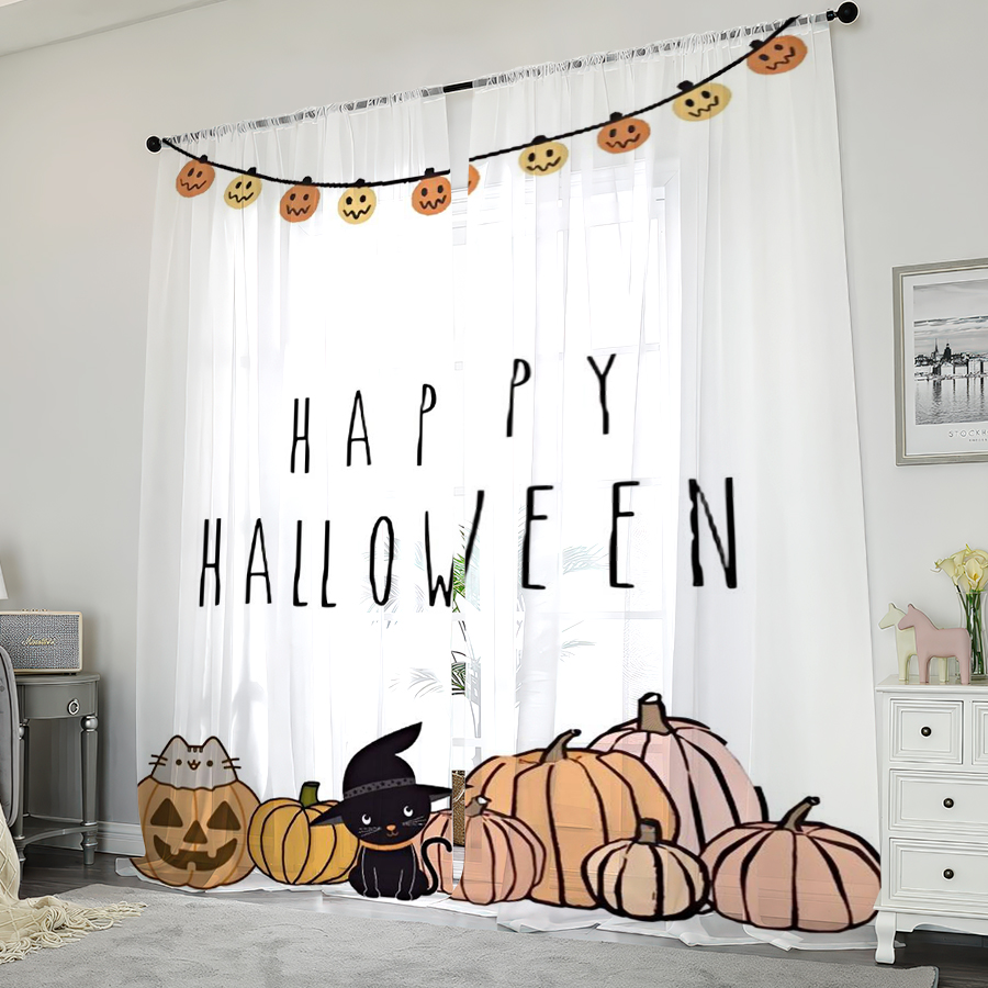 2 Cortinas Transparentes con E - Home Decor Garland reseña y precio